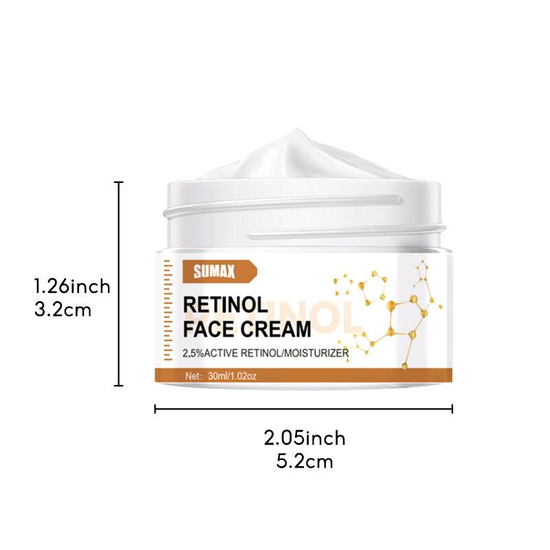 30ml Pure Retinol Face Cream Mooth Delicate Radiant and Translucent Rapid Absorption of Skin Retinol Anti Aging Serum