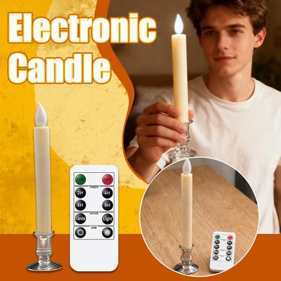 10Pack Valentine's Day Wedding Glow Tea Candles Religious Christmas Party Supplies Home Decoration LED Candle Lights