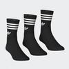 Adidas Unisex 3 Stripe Crew Socks Jv7402