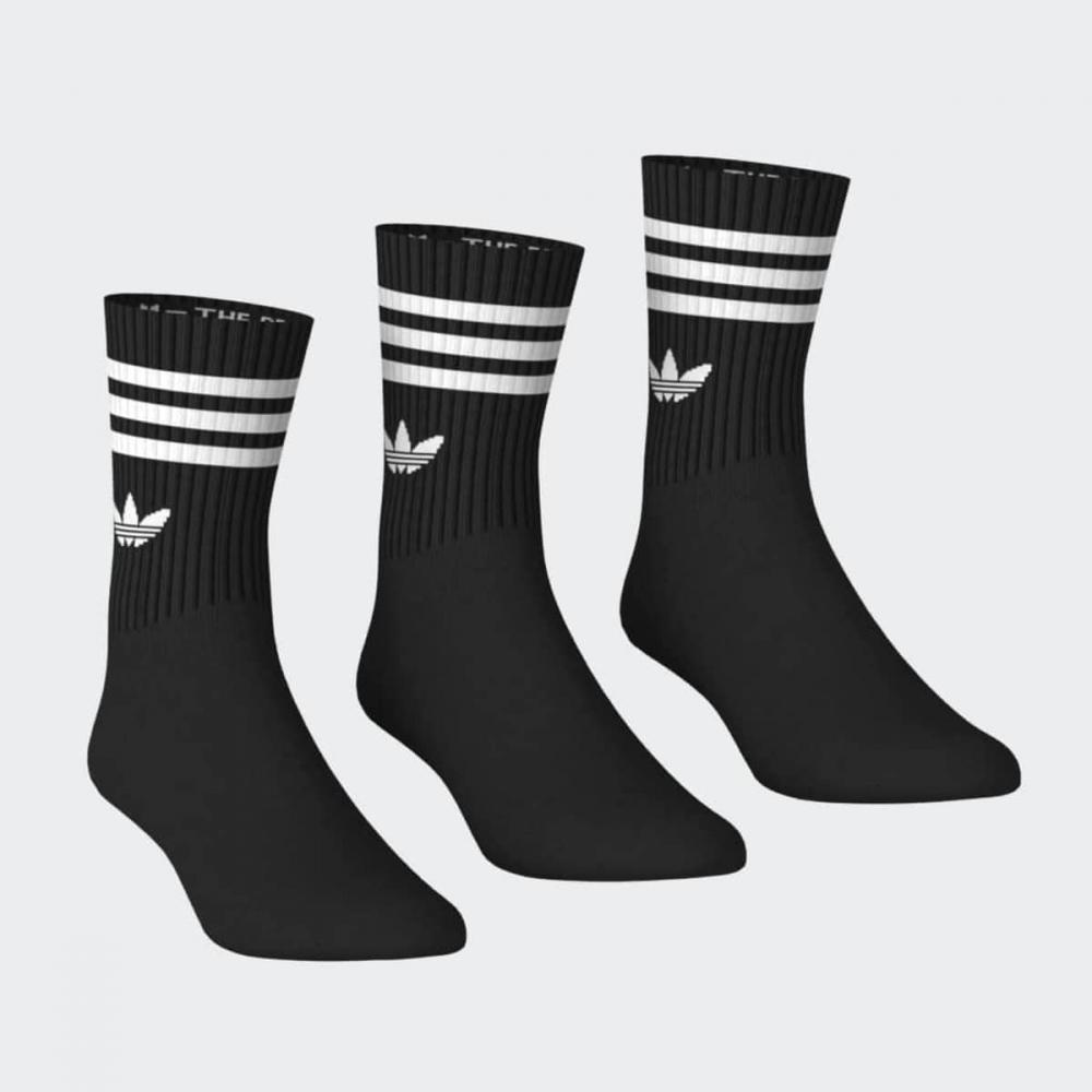 Adidas Unisex 3 Stripe Crew Socks Jv7402