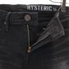 HYSTERIC GLAMOUR made in Japan Repair processing skinny pants XS black Women Used