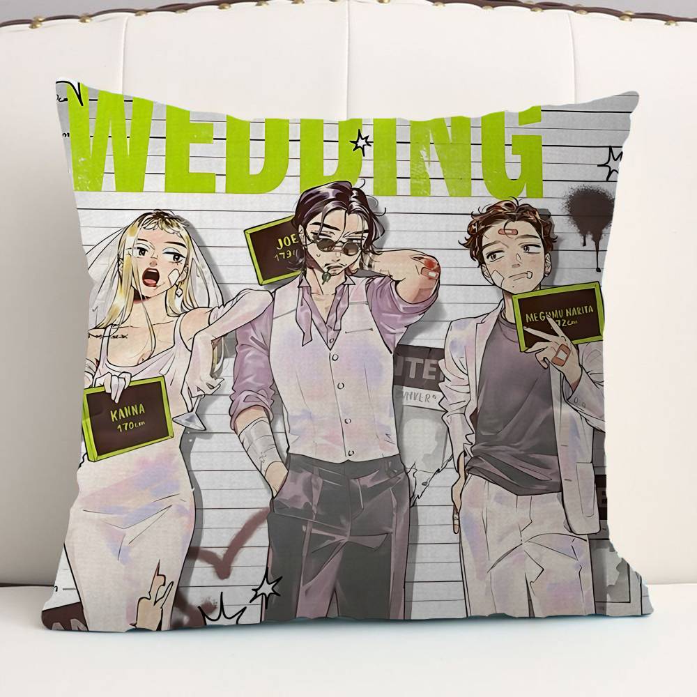 Kininatteru Hito Ga Otoko Janakatta Pillowcase Toon Gift Cushion Cover Bedroom Home Sofa Chair Seat Decor Pillow Case