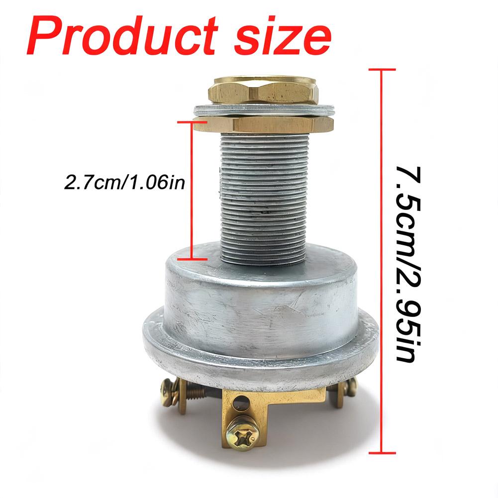 1pc Ignition Switch Replacement With Keys Heavy Equipment Power Ignition Current Switch For Marine Equipment Automotive Power China Mainland