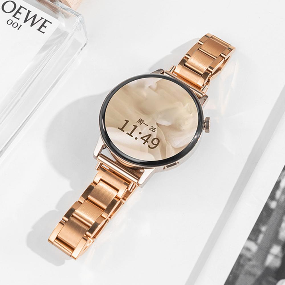 Women Slim Strap for Huawei Watch GT4/5 41mm 5Pro 46mm Stainless Steel Bracelet for Samsung Galaxy 7 6 5 4 40mm 44mm Band Correa