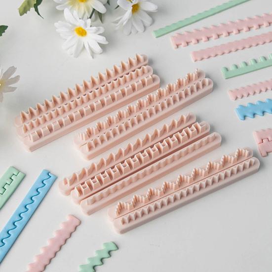 Geometric Line Clay Cutter Polymer Cutter, Stripe Tool, Wavy Crafting Accessories for Jewelry Making, Projects Tool