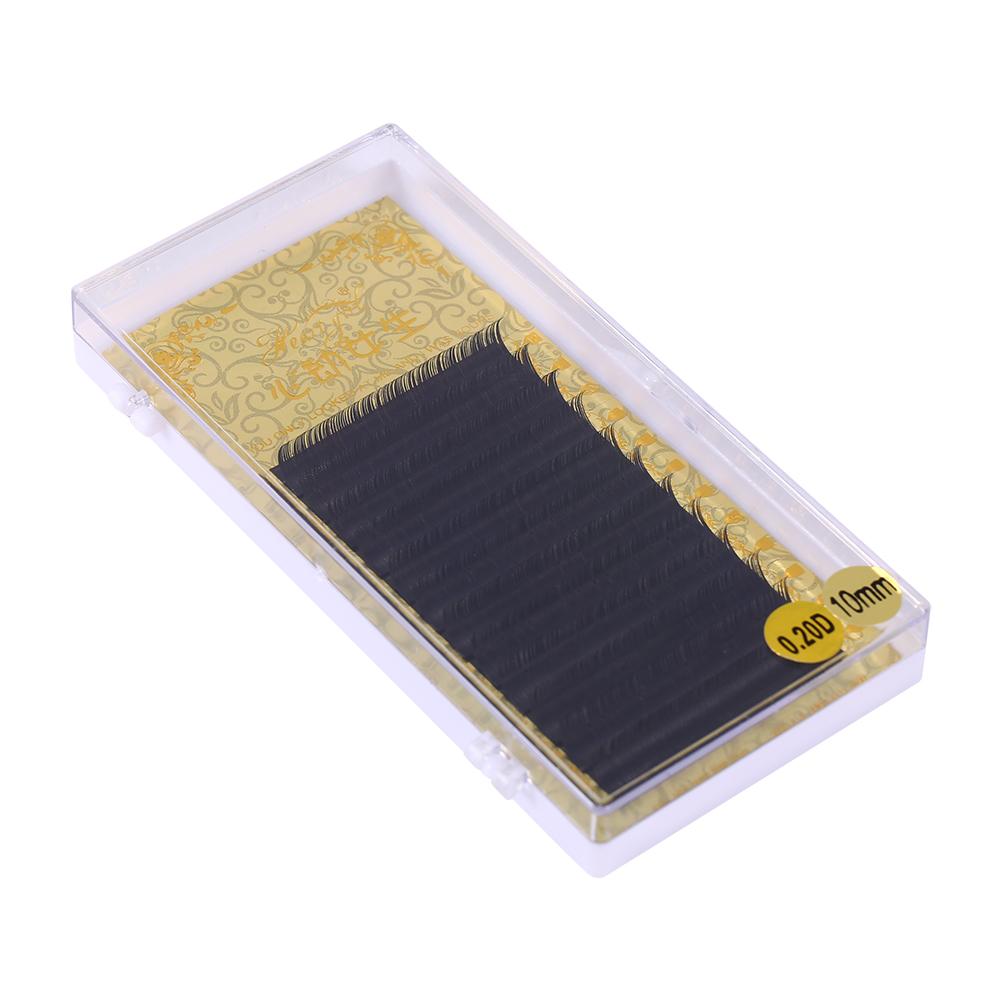 Imitation Mink Individual Eyelash Extensions Professional Make up False Lashes(0.20B,10mm)