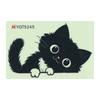 PVC Glowing Cat Stickers Self-Adhesive Cat Switch Stickers Luminous Cat Wall Decals  Dorm Room