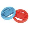 Racing Game Controller for Mario Kart Left and Right Grip Steering Wheel Handle for Switch(RedBlue )