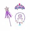 Little Girls Mermaid Sequin Wing Dress Princess Gown Stage Performance Costume