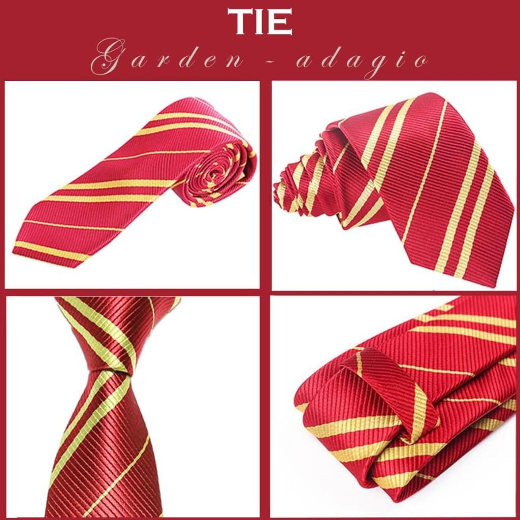 [eleeje] Harry-Potter-Stil Krawatte, GryffindorSlytherin (Grün), Cosplay, Magischer Schulstil, Schuluniformstil, Harry Potter Kostüm,