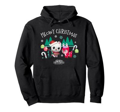 DreamWorks Gabby's Dollhouse Meowy Christmas Candy Canes Hoodie