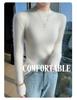 Women’s Versatile High-Neck Wool Sweater - 100% Pure Wool, Ideal Base Layer for Autumn/Winter 2026
