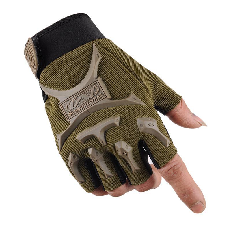Mannen Vuur Phoenix Tactische Fiets- & Fitness Half-Vinger Handschoenen