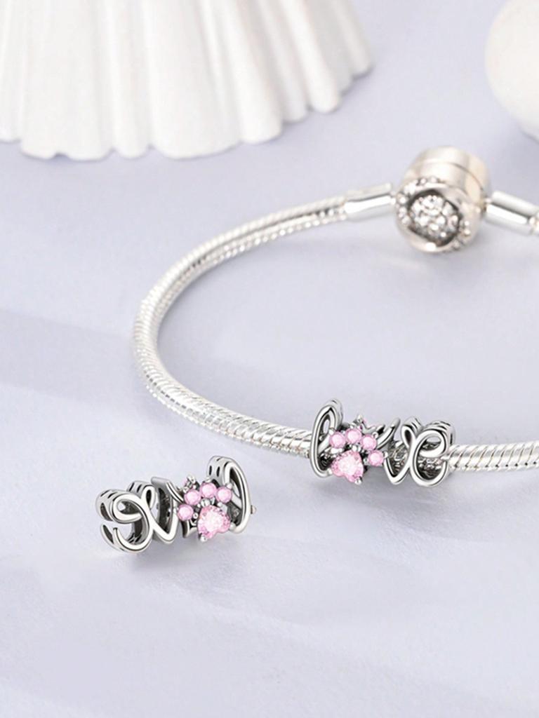 Charms Plata Little Bear Squirrel Lucky Cat Beads Charm Copper Plated Fit Charms Original Bracelet For Jewelry Making Diy Charm
