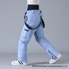 Unisex Winter Ski Pants: Windproof, Waterproof, Thickened, with Suspenders - Perfect for Snowboarding and Skiing.