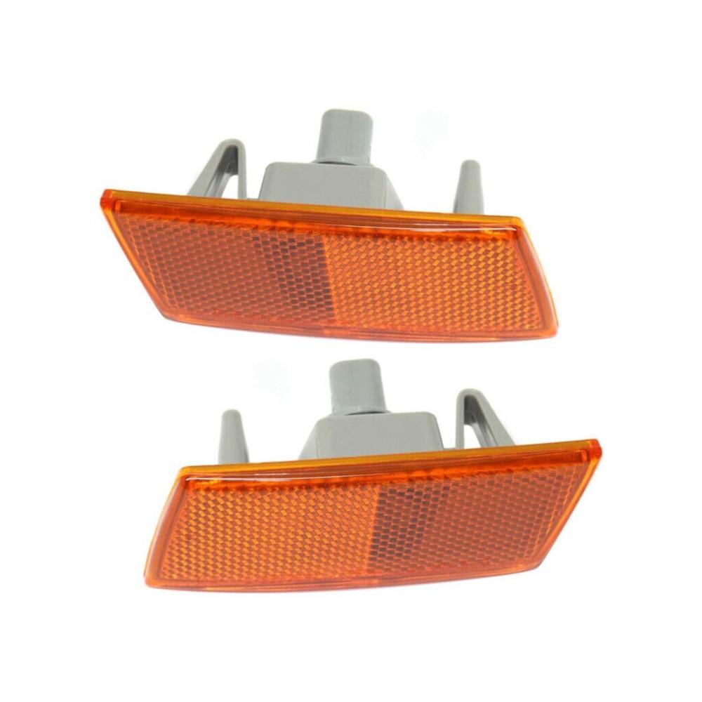 2Pcs For 2005-2010 Chrysler 300 300C Front Side Marker Light Bumper Signal Lamps
