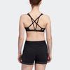 Adidas Am Strappy Bra Low Intensity Sports Top Women Tops Black FL2332