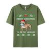 Merry Christmas Frenchie Dog Ugly Christmas French Bulldog TShirts High Quality Cotton TShirt Brand New Cool