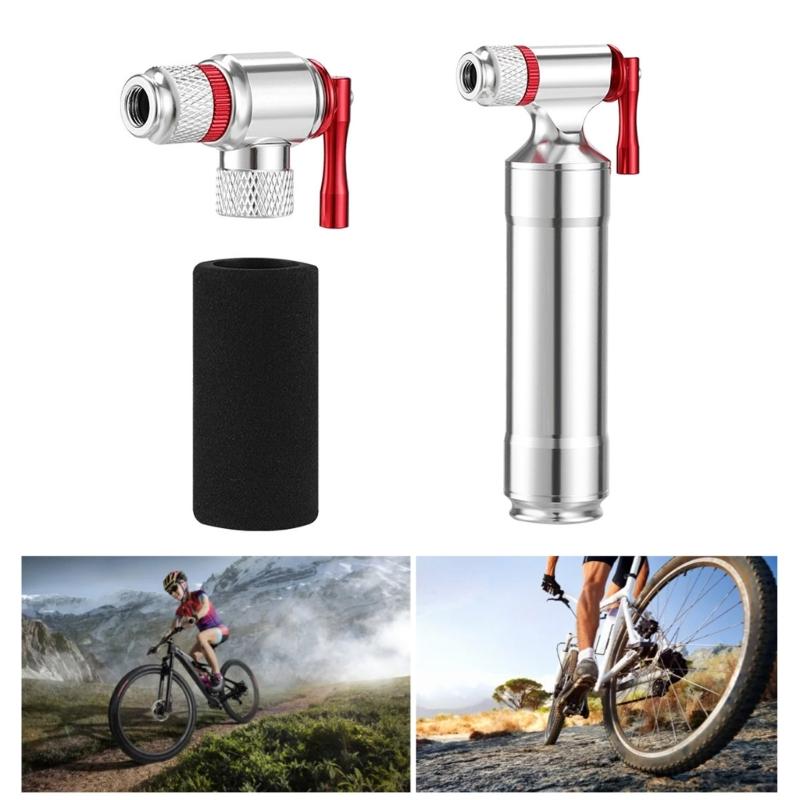 Travel Friendly Bicycles Inflator Quick Tire Pressure Adjustment Bicycles Pumps for Outdoor Sports and Exploration