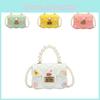 Golden Girls Button Rabbit Pattern Crossbody Bag Rainbow Pattern Daily Bags