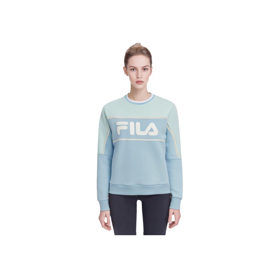 New FILA Sweatshirt Women's Crystal Blue F11W319213F-LB
