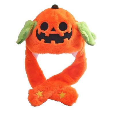 LED dýňová králičí čepice plyšová čepice s pohyblivýma ušima čepice halloween vánoční ples čepice s nadýchanýma ušima bomber čepice