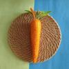 Pack of 2/6 Festive Easter Carrot Ornaments Exquisite Workmanship Decoration Pendant Suitable for All Easter Enthusiasts