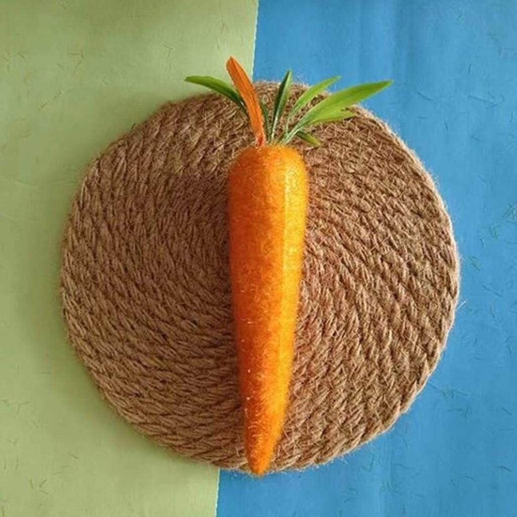 Pack of 2/6 Festive Easter Carrot Ornaments Exquisite Workmanship Decoration Pendant Suitable for All Easter Enthusiasts