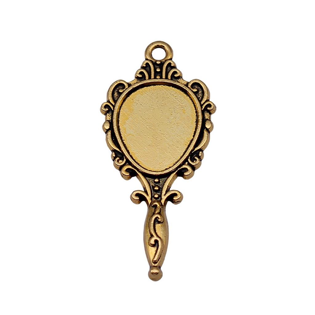 Mirror Charms Personal Items Pendants For Halloween Dark Themed Jewelry