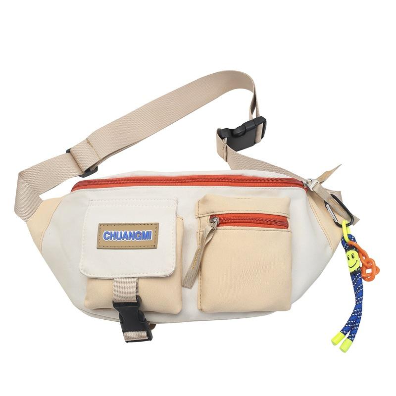 Fargeblokk Skulderveske Crossbody-veske Sports Brystveske Casual Liten Satchel-veske For Menn
