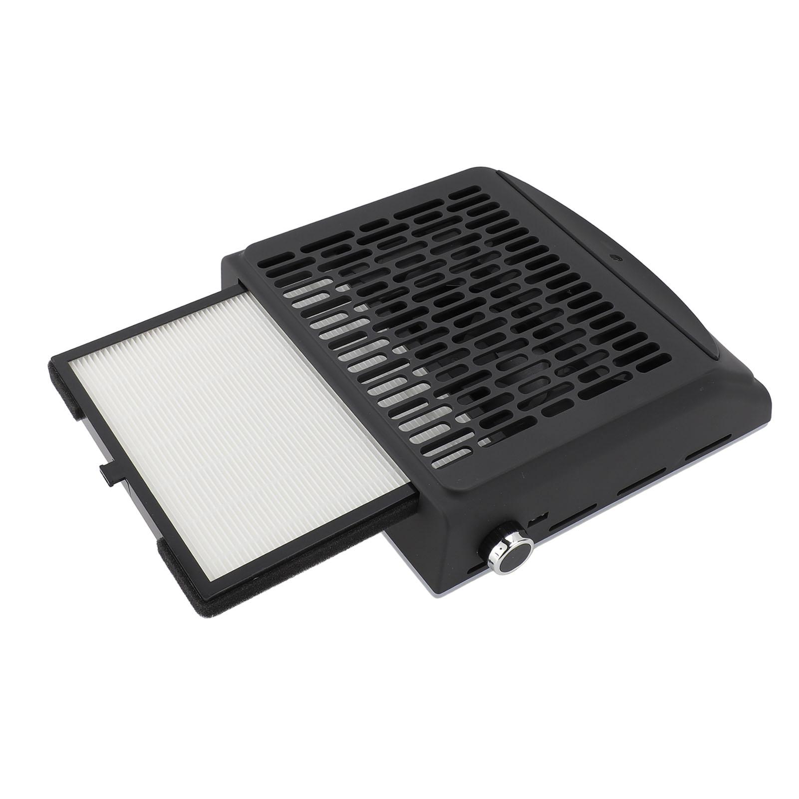 

Пылесос для ногтей с мощным всасыванием 100 Вт, съемный фильтр высокой мощности, легко очищается от пыли для ногтей EU PLUG