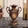 Europese stijl schelpvaas, entree van het huis, woonkamer, salontafel, tv-meubel decoratie en ornamenten