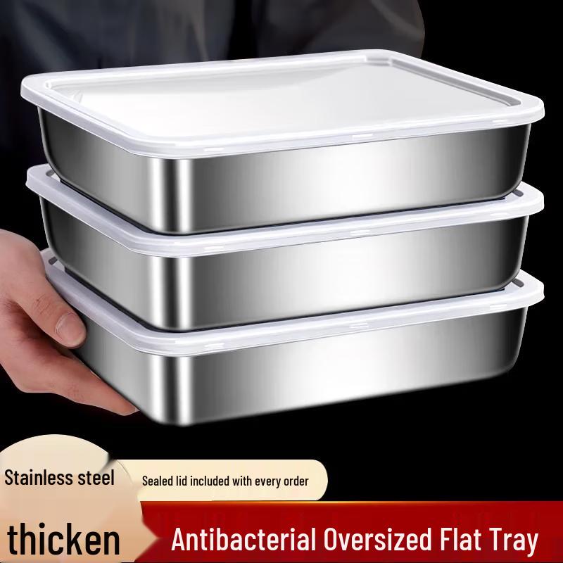 777 Stainless Steel Food Storage Box Set Small