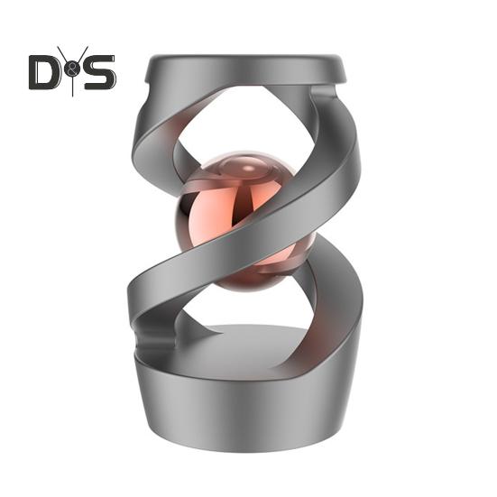 

Подвесной гироскопический спиннер, игрушка для снятия стресса, вращающийся на 360 градусов, металлический спиннер, украшение для домашнего офиса, рабочего стола, вращающееся украшение для детей и взрослых, подарок серый