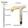 Golden White Dragon Handle Pattern Walking Stick Party Fashion Elegant Walking Stick Decorative Cospaly Cane Knob Crosier 89cm