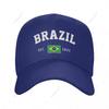 Baseball Cap Brazil EST Independence Day Wild Sun Shade Peaked Adjustable Outdoor Caps