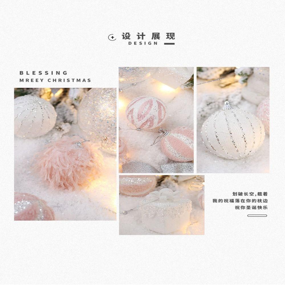 18pcs/box DIY Christmas Hanging Ball Round Merry Christmas Tree Decor  Home Party Decor