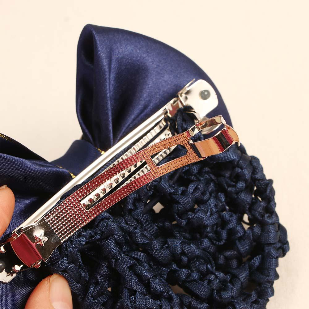 Ladies Hotel Ladies Headwear Professional Barrette Hair Clip Hairgrips Snood Bow Hair Net