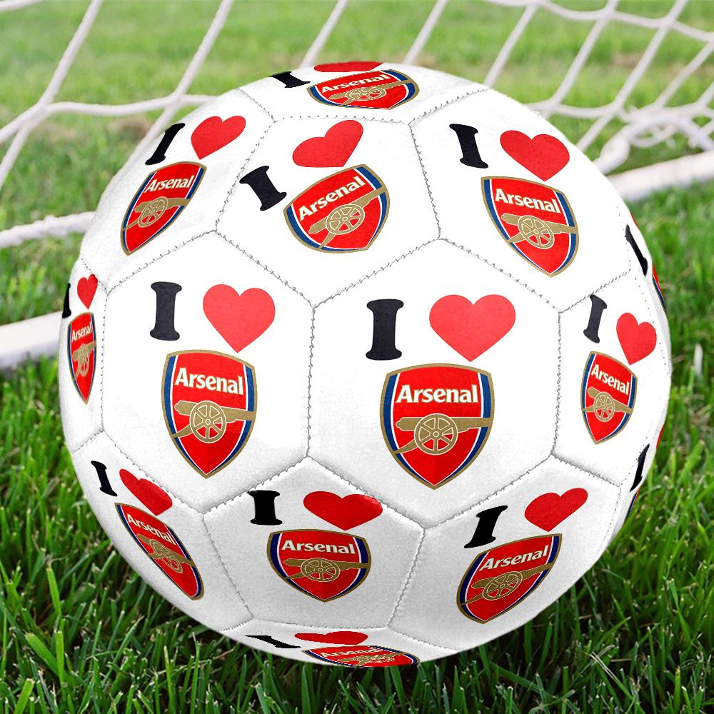 Arsenal Football Club Crest Size 5 Soccer Ball Machine Sewn Indoor/Outdoor Training and Matches perfect gift for sports enthusiasts