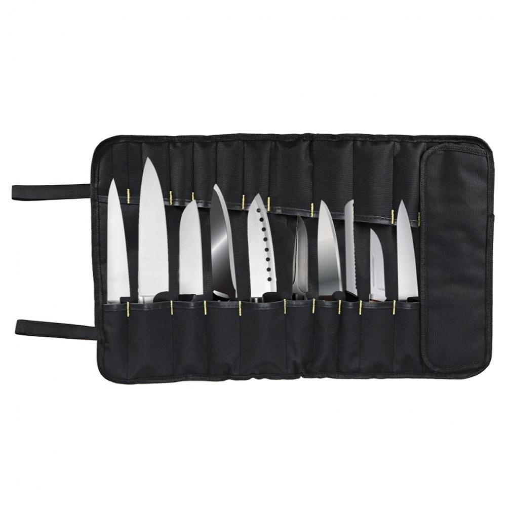 Portable 22 Pockets Carrying Kitchen Chef Knife Roll Bag Cutlery Storage Case