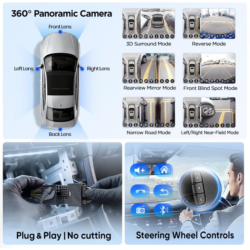 Junsun Android 15 Car Intelligent Systems For Mitsubishi Pajero Sport 2 2008-2016 L200 4 Triton 2006-2015 AI Wireless CarPlay