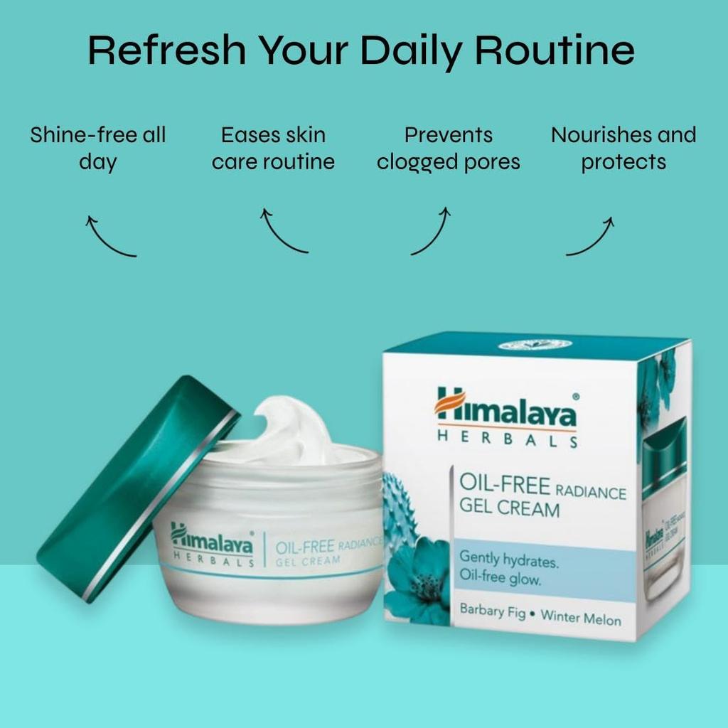 Himalaya Oil Free Radiance Gel Cream, 50g