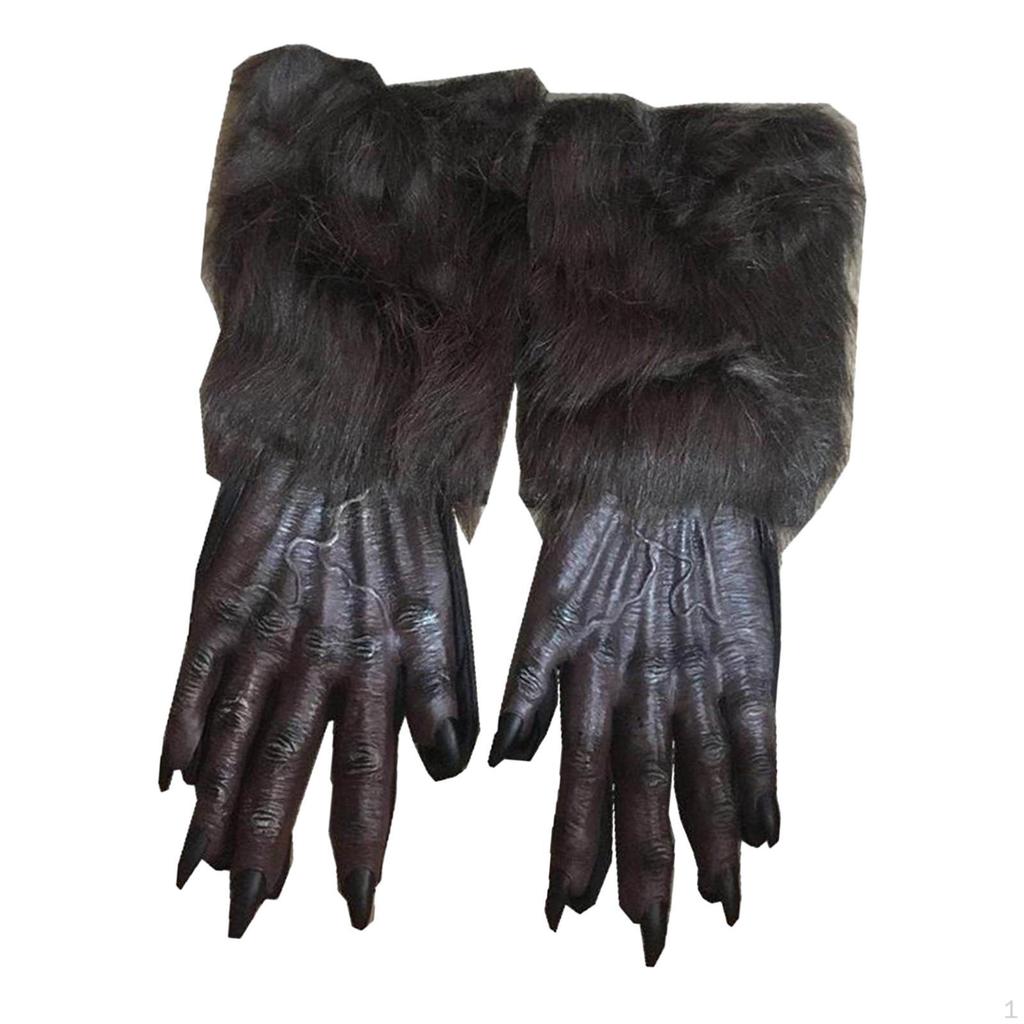 Halloween Gloves Dress up Women Men Durable Themed Party Roles Play Photo Props Cosplay Costume