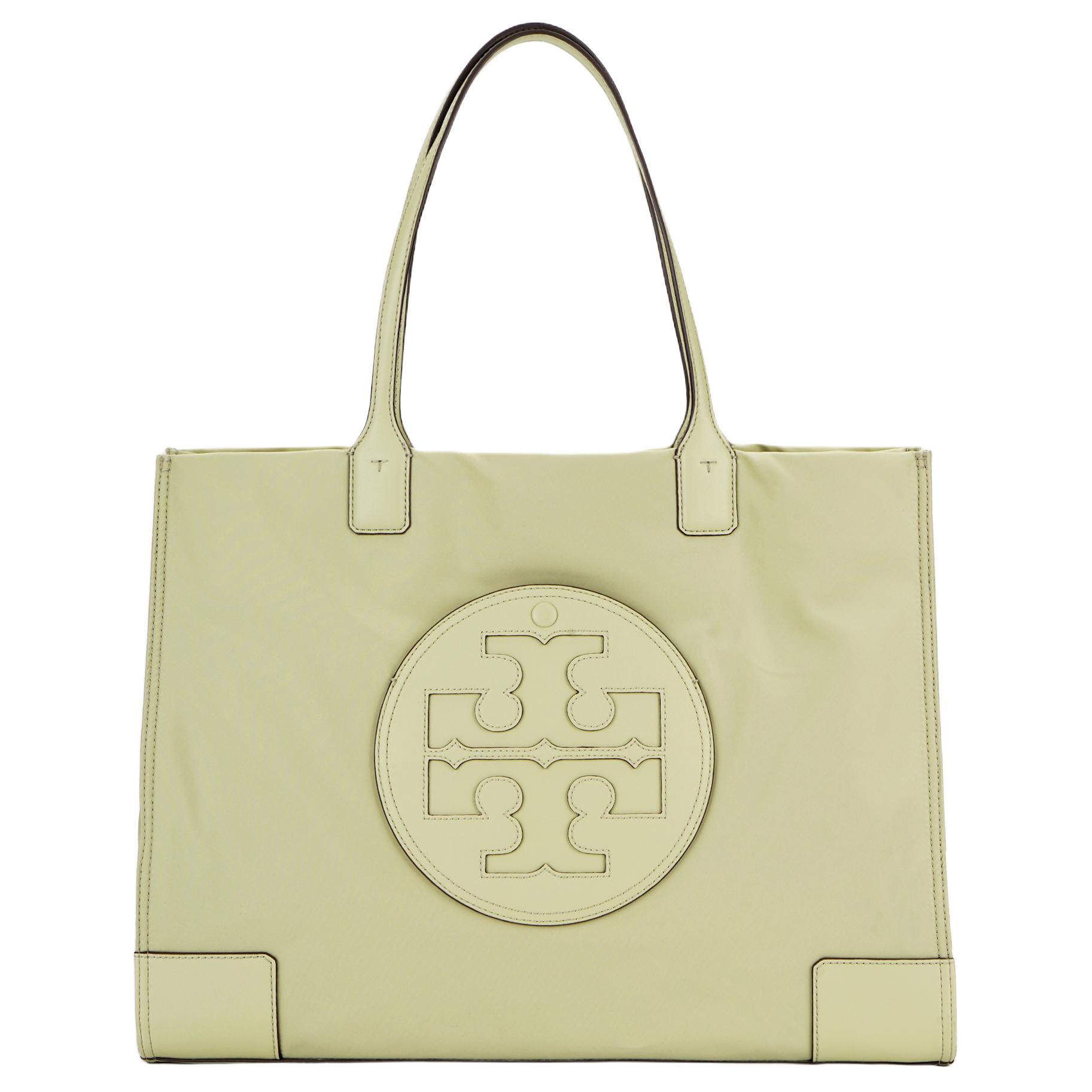 

Tory Burch Ella Double T Logo Lightweight Commuter Large Capacity Recycled Nylon Tote Bag Women tote Light-Olive-Green 87116-303 Light Olive Green,Basic Set (Bag+Dust Bag)