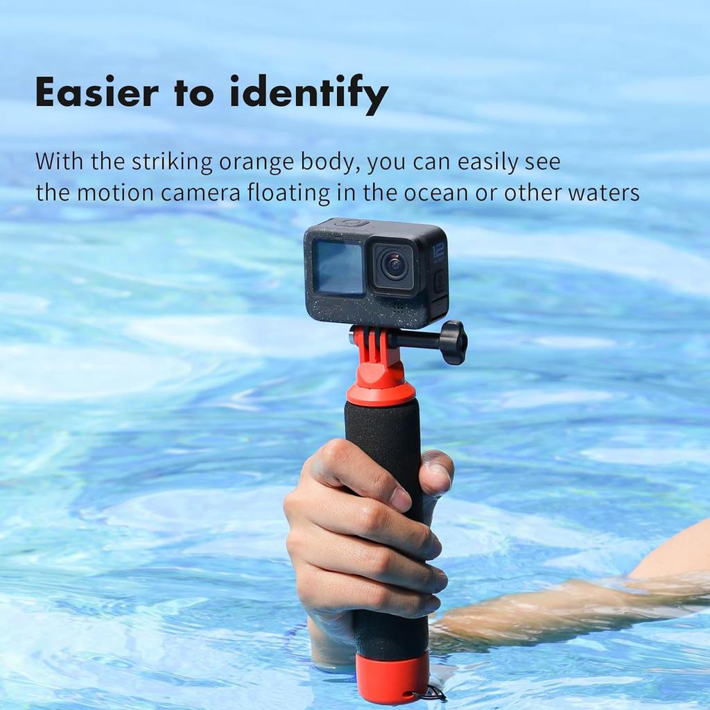 Adjustable Floating Camera Grip ABS Construction For Surfing Diving With Enhanceds Visibilitys Design