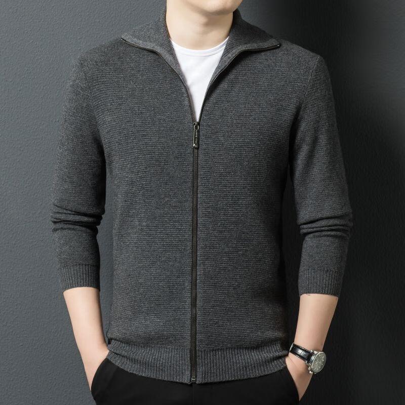 

Мужской кардиган на молнии из 100% чистой шерсти 175