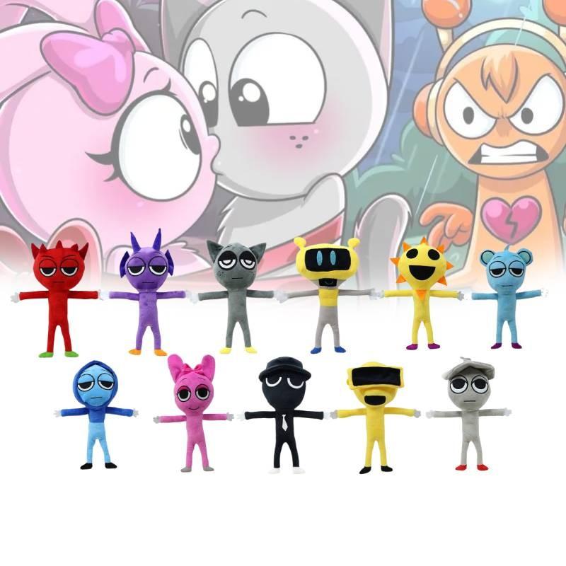 Toy Sprunki Plush Cartoon Gaming Peripherals Holiday Gift Dolls Children Boys