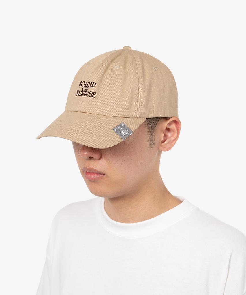 Saundeuobeuseonlaijeu Cotton Twill Cap Beige