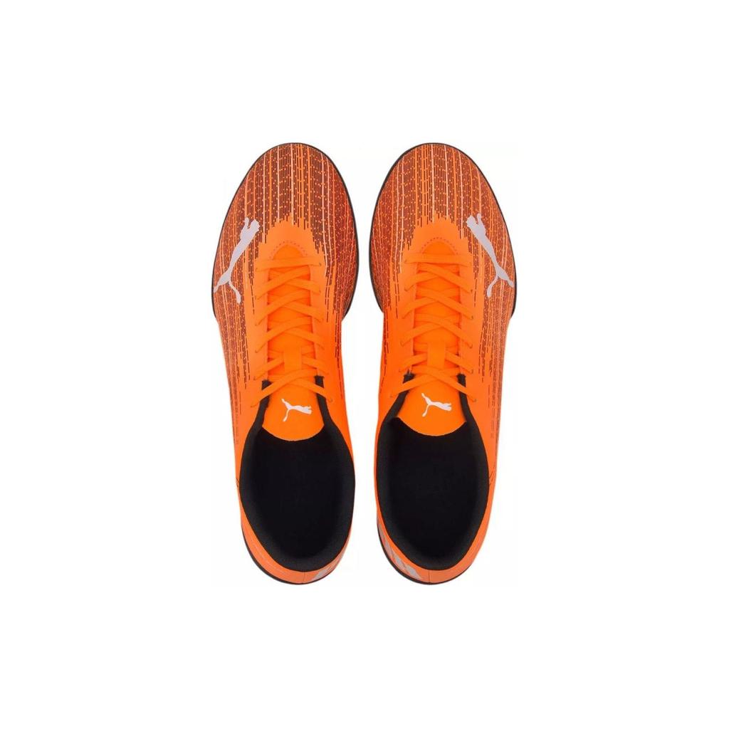 Puma Future Play Round Toe Comfortable TT (Rubber Studs) Shock Absorbing Durable Soccer Shoes Men Soccer Shoes Blue White Orange 106095-01