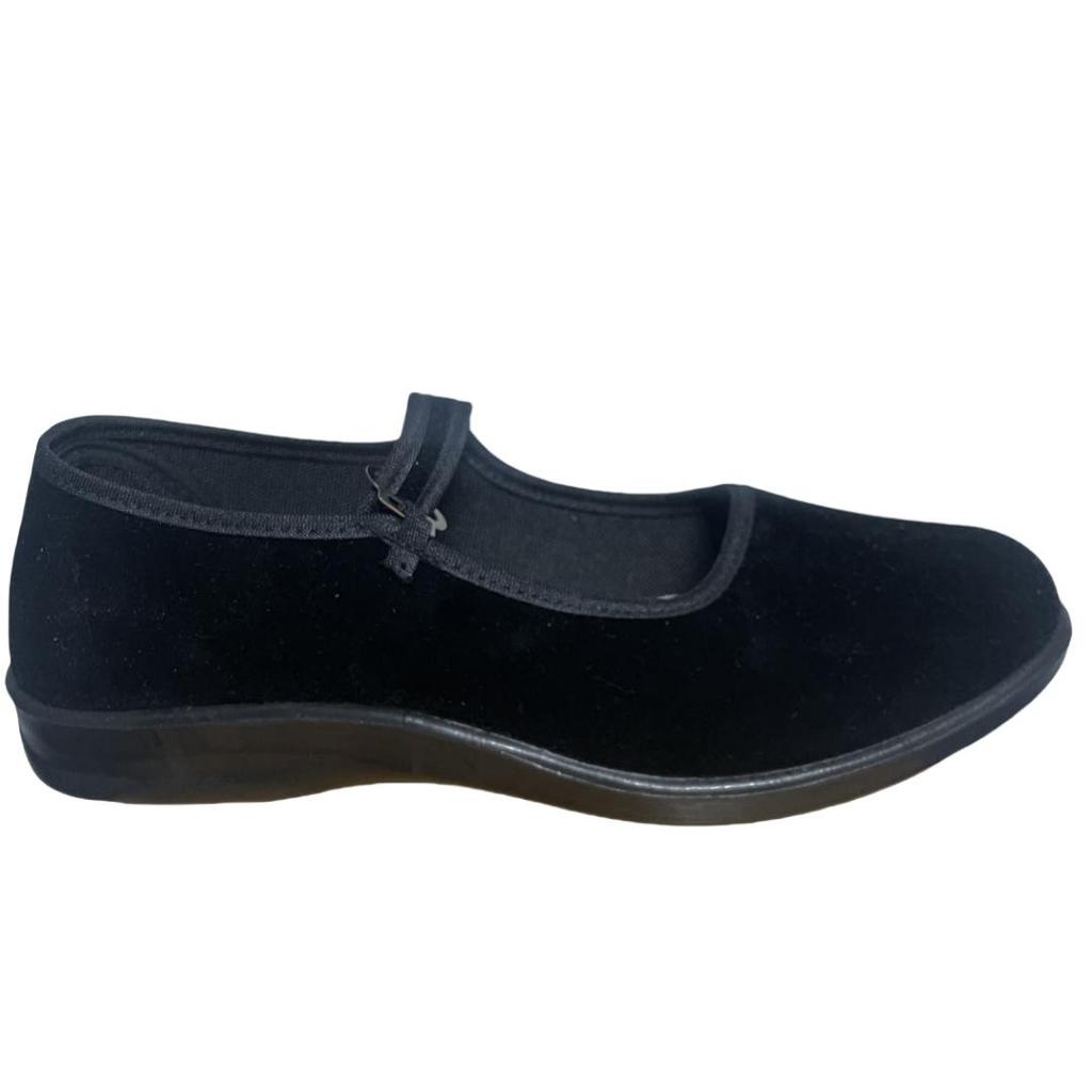 2024 Summer Non-slip Soft Sole Breathable Black Shoes for Work and Dance